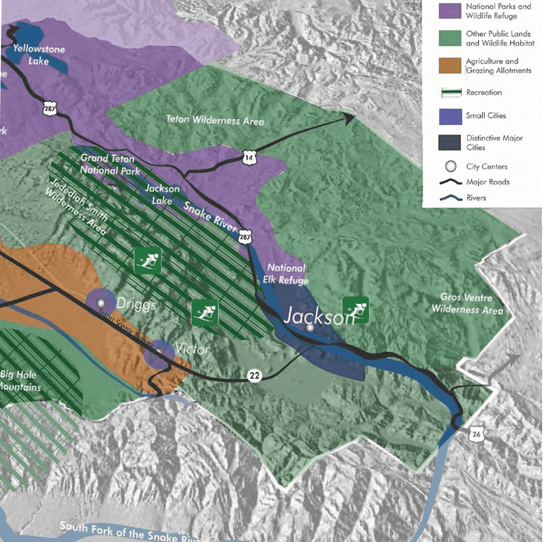 Teton View Map